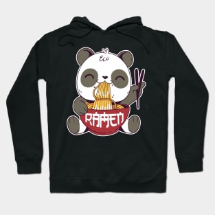 Kawaii Cute Anime Panda Otaku Japanese Ramen Noodles Gift Hoodie